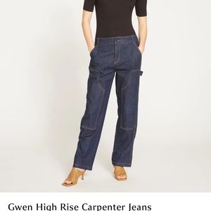 Universal Standard Gwen High Rise Carpenter Jeans - Dark Indigo size 20 NWT